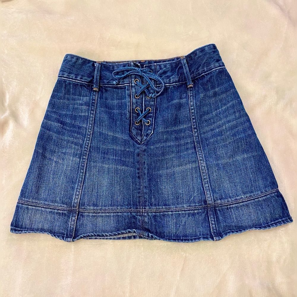 Abercrombie & Fitch Blue Denim Mini Skirt Size 2/XS